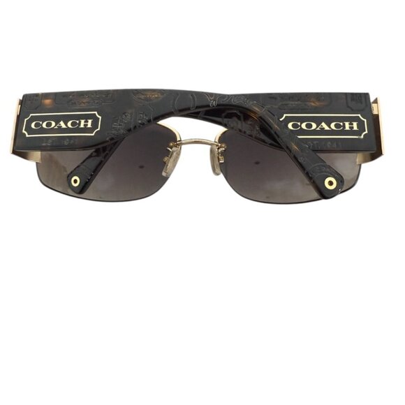 COACH Octavia S 350 Brushed Bronze Rectangle Women's Sunglasses MSRP $234.64 - Picture 3 of 15